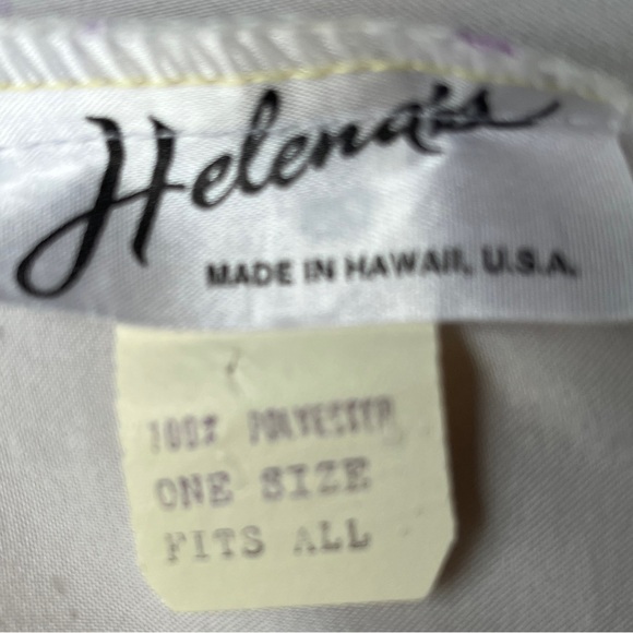 Vintage Helena’s Tropical Hawaiian Sarong Wrap Maxi Wrap Skirt One Size - Picture 5 of 5